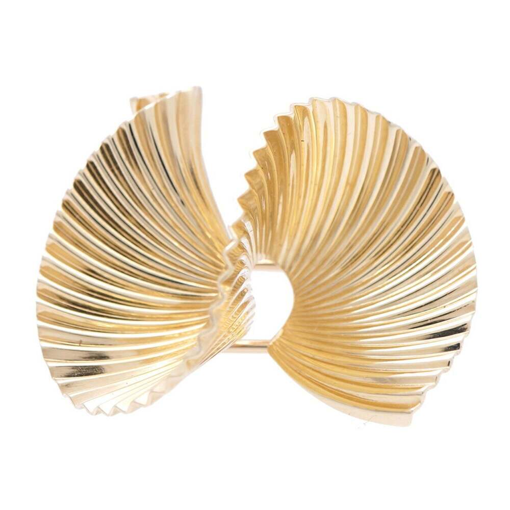 TIFFANY Authentic Gold Brooch - Picture 2 of 9